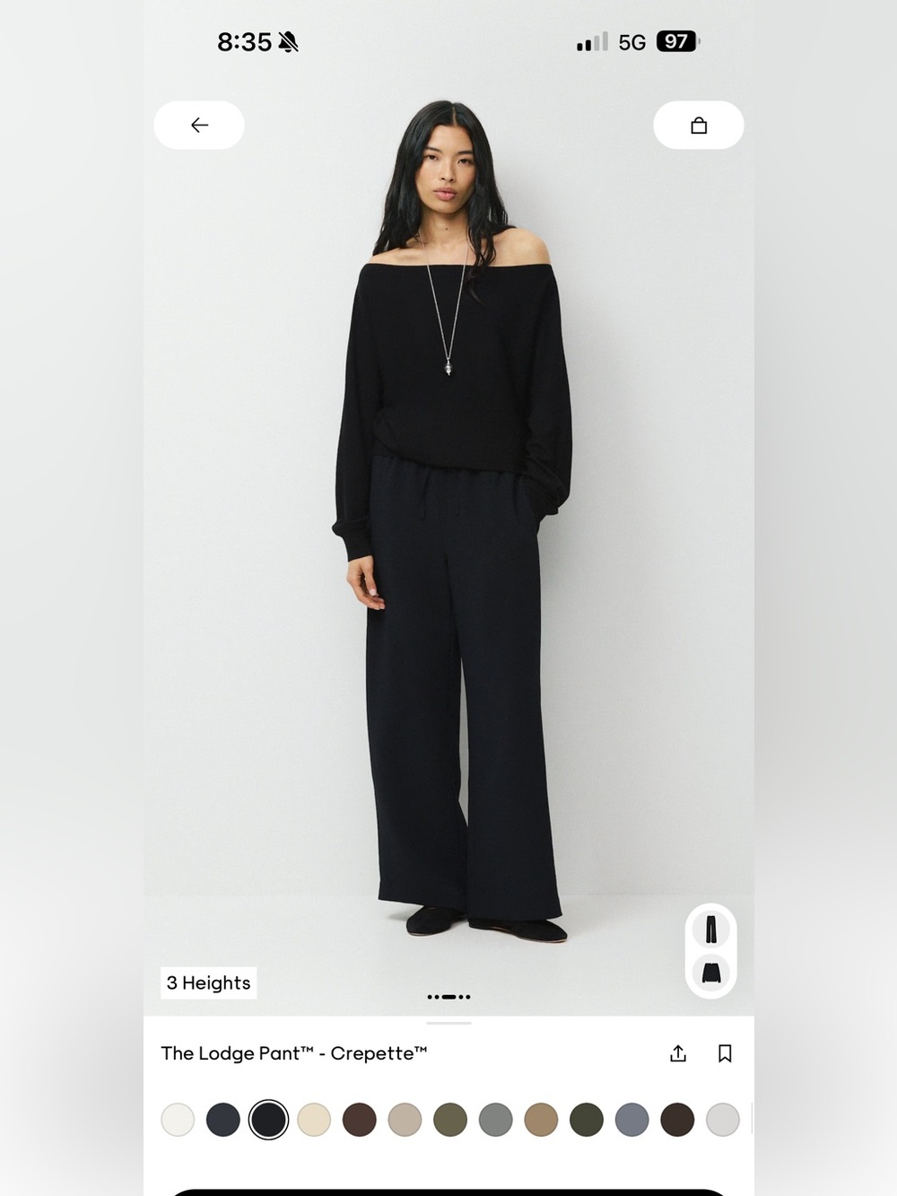 Aritzia Lodge Pants Size Small Regular Length